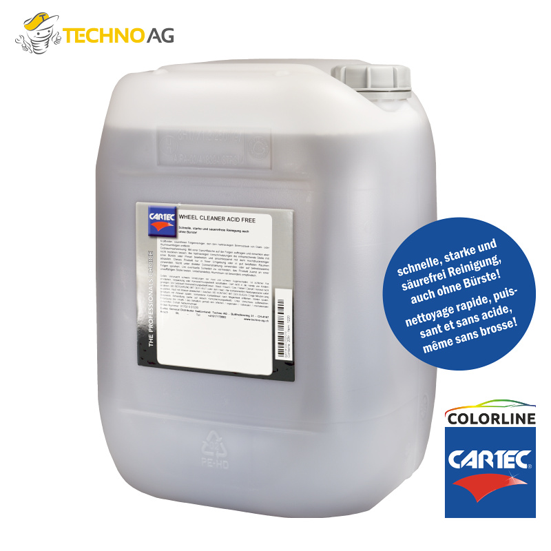 Techno AG Nettoyage extérieur Cartec Wheel Cleaner Acid Free