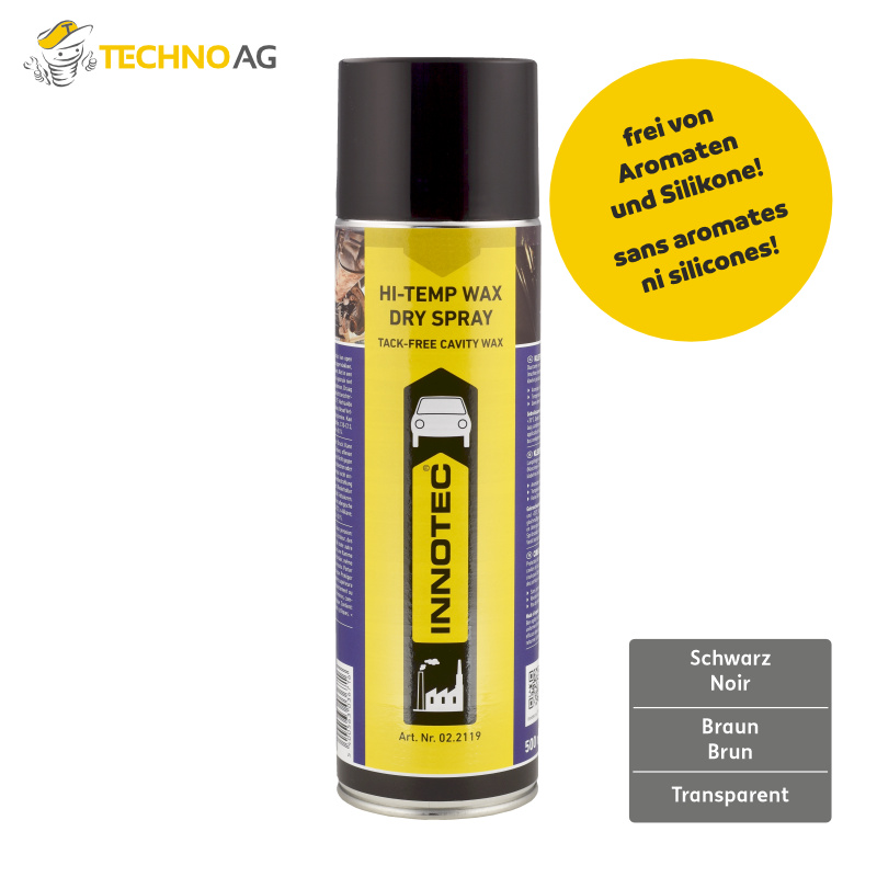 Techno AG Baser & Recouvrir Innotec HiTemp Wax Dry Spray
