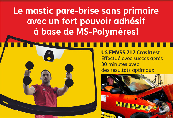 Colle à pare brise - Voiture sans permis